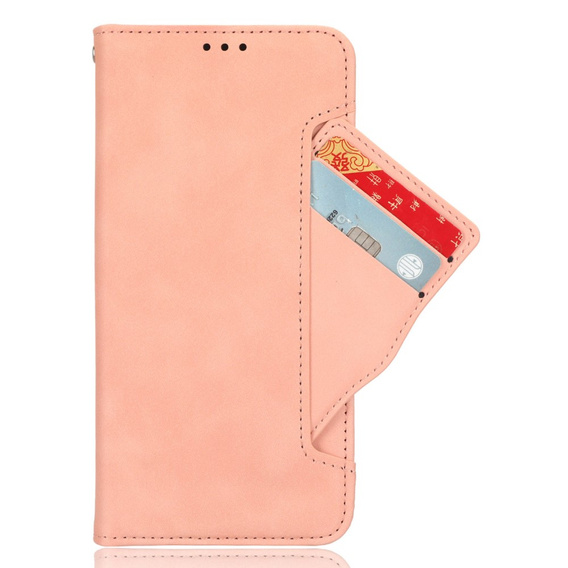 Cu clapetă pentru Xiaomi Poco F7 Ultra, Card Slot, roz