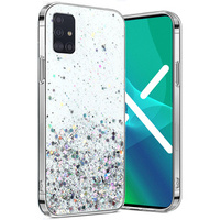 Huse pentru Samsung Galaxy A51 4G, Glittery, transparentă