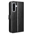 Cu clapetă pentru Samsung Galaxy A36, Crazy Horse Wallet, negru