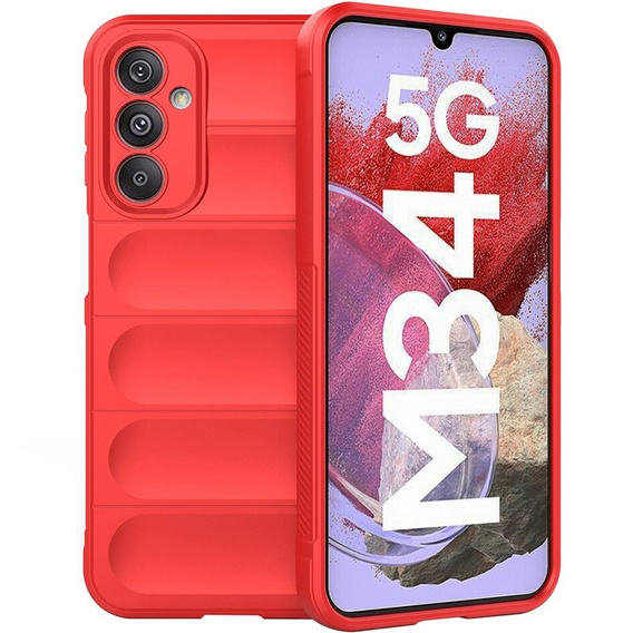 Huse pentru Samsung Galaxy M34, Gaming Shockproof, roșu