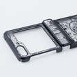 Husă pentru Samsung Galaxy Z Flip 5 5G, Mechanical Legend, negru