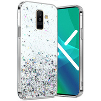 Huse pentru Samsung Galaxy A6 Plus 2018, Glittery, transparentă