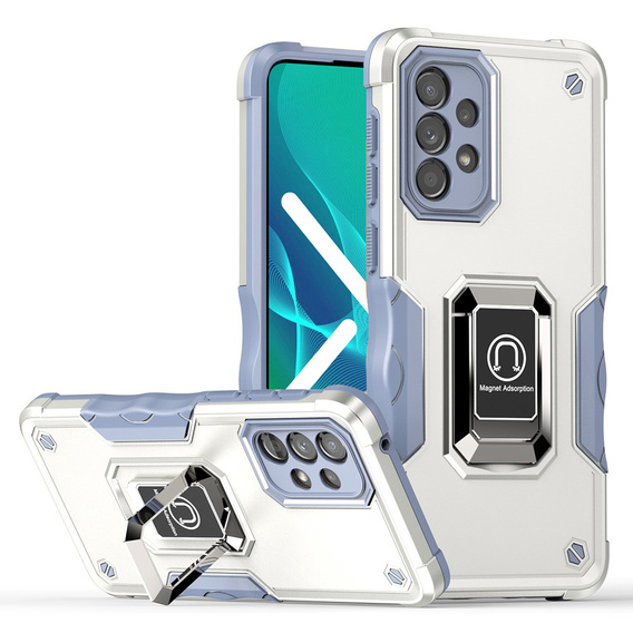 Huse pentru Samsung Galaxy A33 5G, Dual-Layer Armor, de argint