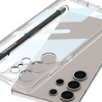 Carcasa pentru Samsung Galaxy S25 Ultra, GKK Clear Case, cu stylus, transparentă