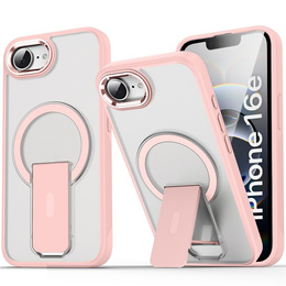 Husă pentru Iphone 16E, Kickstand Matt Case, pentru MagSafe, roz