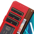 Husa cu clapetă pentru Xiaomi Poco X4 GT 5G, KHAZNEH RFID, roșu