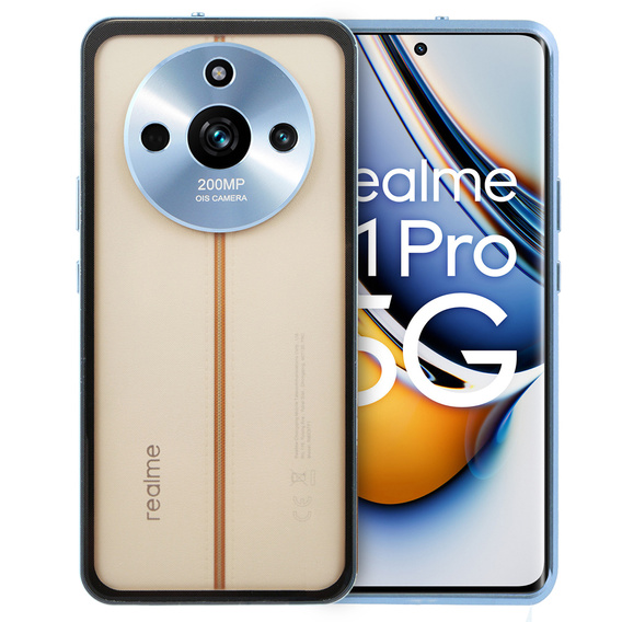 Carcasă pentru Realme 11 Pro 5G / Pro+ 5G, Frame Case, albastru