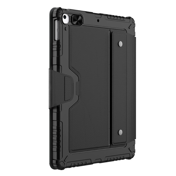 Carcasă + tastatură iPad 7/8/9 10.2 2019 / 2020 / 2021, NILLKIN Bumper Pen Slot, negru