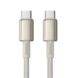Baseus Tungsten Gold Cablu USB-C la USB-C 100W 1m – Titanium Galaxy, auriu