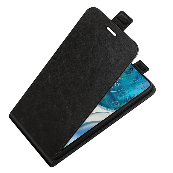 Cu clapetă pentru Motorola Moto G52 / G82 5G, Flip, negru