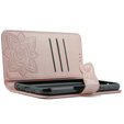 Cu clapetă pentru Oppo A79 5G, Butterfly, roz rose gold