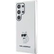 Husă Karl Lagerfeld IML Choupette pentru Samsung Galaxy S24 Ultra