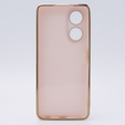 Husă pentru Oppo A58 4G, Glamour CamShield, roz rose gold