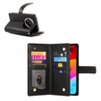 Cu clapetă pentru Honor Magic 7 Lite, Wallet Zipper Pocket, negru