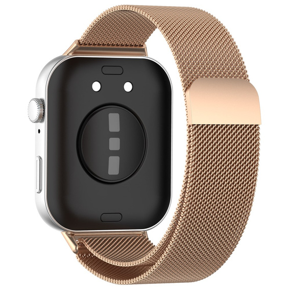 Brățară Milanese pentru Huawei Watch Fit 4 / 4 Pro / 3, aur roz