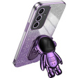 Husa pentru Samsung Galaxy A55 5G, Glitter Astronaut, violet