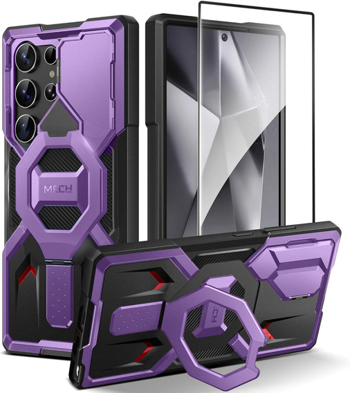 Husă Tongate MECH MagSafe Series violet pentru Samsung Galaxy S24 Ultra