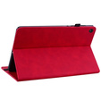 Husa pentru Lenovo Tab M10 10.1 Gen 3, Wallet Pen Slot, roșu