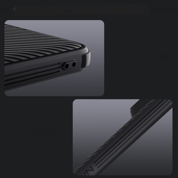 Carcasă blindată Nillkin pentru Xiaomi Redmi Note 14 Pro+ 5G, CamShield Pro, negru