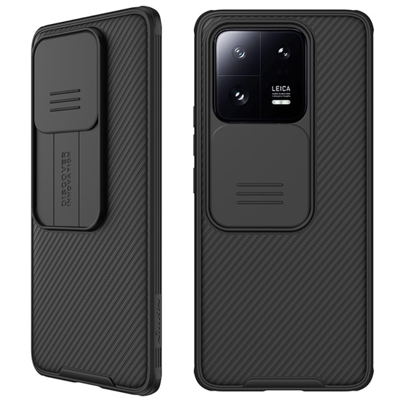 Carcasă blindată Nillkin pentru Xiaomi 13 Pro, CamShield Pro, negru