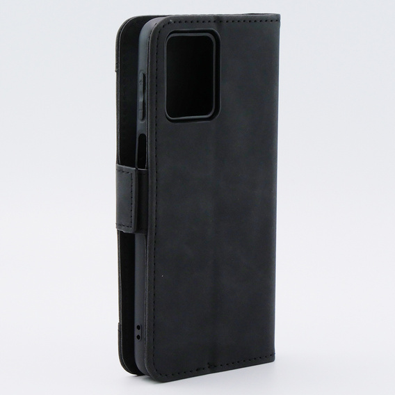 Cu clapetă pentru Motorola Moto G54 5G, Card Slot, negru