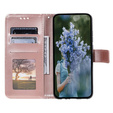 Cu clapetă pentru Samsung Galaxy A55 5G, Mandala Flower, verde