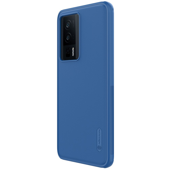 Carcasă NILLKIN pentru Poco F5 Pro 5G, Super Frosted Shield Case, albastru