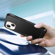 Huse pentru iPhone 13 Mini, Sliding Card Holder, negru
