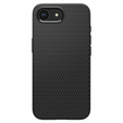 Carcasa Spigen pentru iPhone 16E, Liquid Air, negru + 9H Tempered Glass