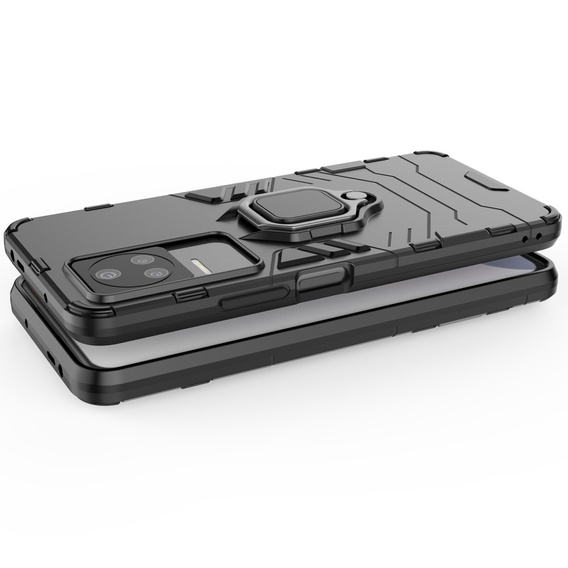Huse pentru Xiaomi Poco F4 5G, Kickstand Ring, negru