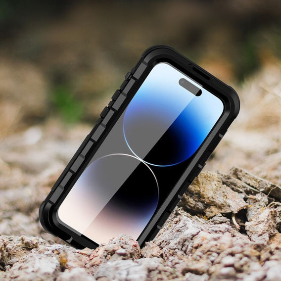 Carcasă impermeabilă IP68 pentru iPhone 14 Pro Max, SHELLBOX MagSafe, negru