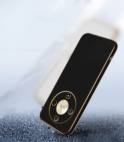Husă pentru Honor Magic 6 Lite 5G, Glamour CamShield, negru