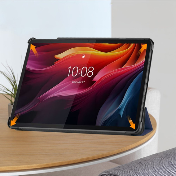 Husă pentru Lenovo Tab K11 Plus, Smartcase, albastru închis