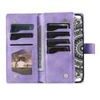 Cu clapetă pentru Xiaomi Redmi Note 13 Pro 4G / Xiaomi Redmi Note 14S / Xiaomi Poco M6 Pro 4G, Mandala, violet