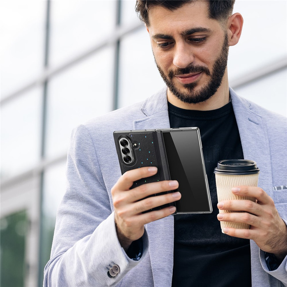Carcasă Dux Ducis Stex cu suport și sticlă călită pentru Samsung Galaxy Z Fold7 5G