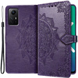 Cu clapetă pentru Xiaomi Redmi Note 12S, Mandala, violet
