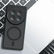 Husă pentru Honor Magic 7 Lite, pentru MagSafe, ERBORD Matt Case, negru