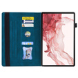 Husă pentru Samsung Galaxy Tab S10 FE+ Plus, Classic, cu spațiu pentru stylus, albastru