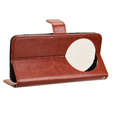 Cu clapetă pentru Xiaomi 14 Ultra, Crazy Horse Wallet, maro