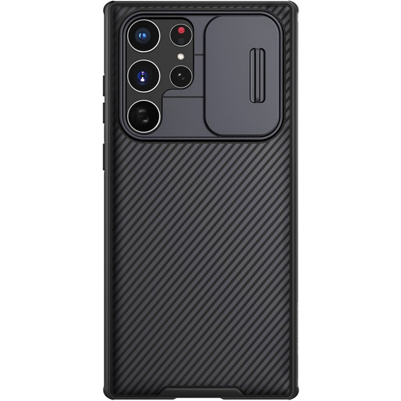 Carcasă blindată Nillkin pentru Samsung Galaxy S22 Ultra, CamShield Pro, negru
