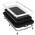 Love Mei Huse pentru iPhone 13 Mini, armored with glass, de argint