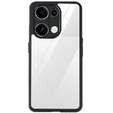 Carcasă pentru Xiaomi Redmi Note 13 Pro 4G / Xiaomi Redmi Note 14S / Xiaomi Poco M6 Pro 4G, Fusion Hybrid, cu protecție pentru camera foto, transparent / negru