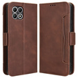 Cu clapetă pentru T Phone 2 5G, Card Slot, maro
