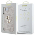 GUESS Huse pentru iPhone 16E, 4G Big Metal Logo, roz