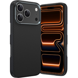 BENKS Kevlar Armor Air Carbon Fiber 600D A069 caz pentru MagSafe pentru iPhone 17 Pro
