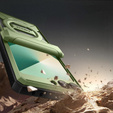 Husă Tongate MECH cu MagSafe pentru Samsung Galaxy Z Flip7 FE / Z Flip6, verde