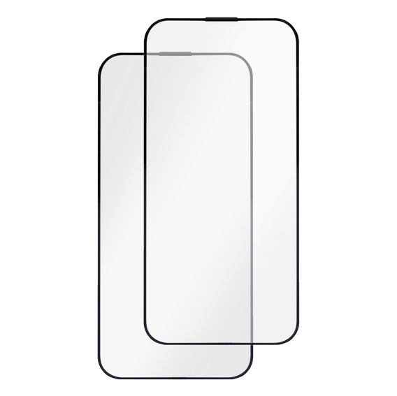 2x Sticlă temperată pentru iPhone 14 Pro, ERBORD Easy App Full Screen Protector