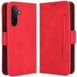 Cu clapetă pentru Samsung Galaxy A26, Card Slot, roșu