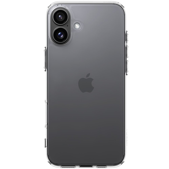 Carcasa Spigen pentru iPhone 16 Plus, Ultra Hybrid, transparentă + sticlă temperată 9H