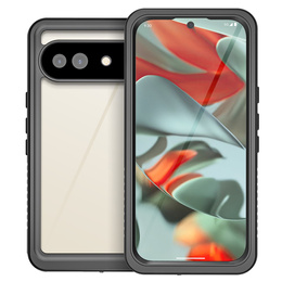 Husă impermeabilă IP68 pentru Google Pixel 9a, Redpepper, negru